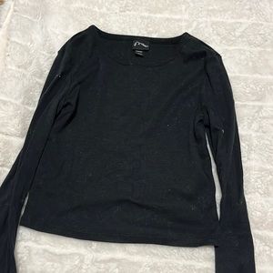 Black long sleeve shirt.Daughter grew out of this size. Gently used.
